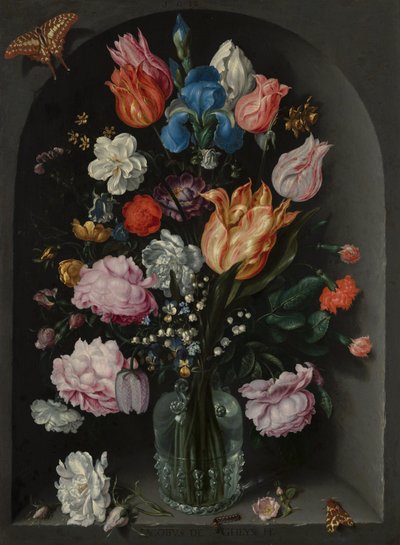 Fleurs dans une fiole en verre - Jacob de Gheyn II